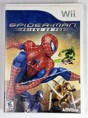 Spider-man: Friend Or Foe Nintendo Wii Rtrmx Vj