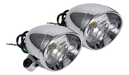 Par De Refletores De Luz Neblina Pequenos Para Motocicletas