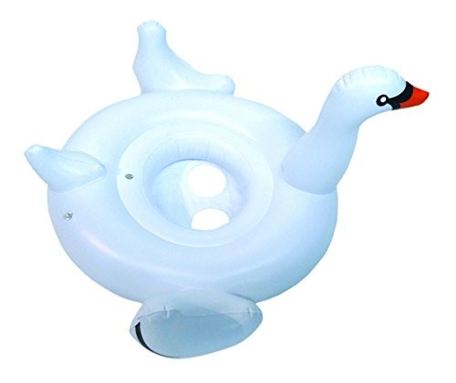 Flotador De Cisne Para Asiento De Bebé Swimline