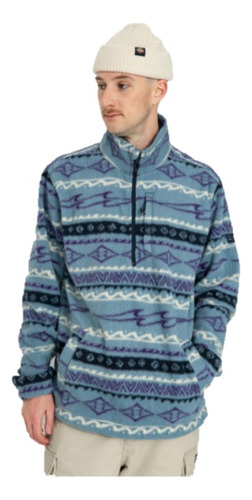 Buzo Billabong Hombre Teddy Boundary Mock Neck - Wetting Day