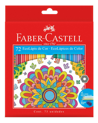 Lapis De Cor 72 Cores Faber-castell