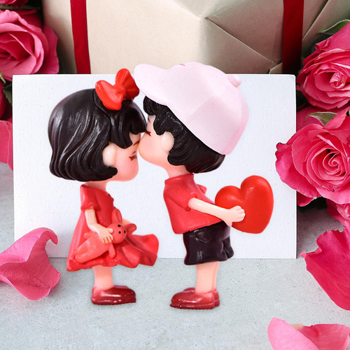 Tt Figuritas De Pareja En Miniatura, Escultura Pequeña,