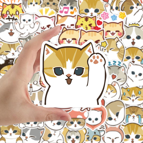 - Pegatina De Dibujos Animados De Gato Kawaii For Niños Calc