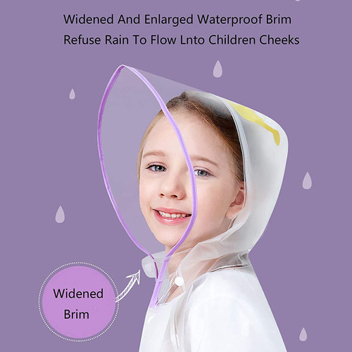 A Chamarra Impermeable Suave Con Capucha For Niños,