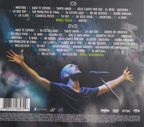 Abel Pintos Único Cd + Dvd Nuevo 45 Temas La Llave E Antigal