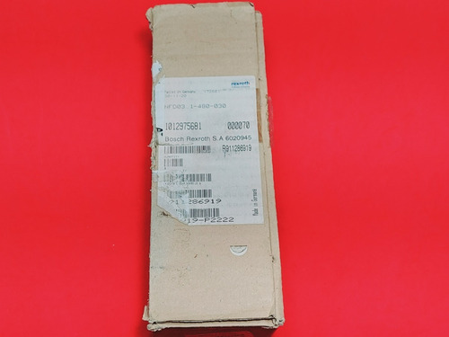 Rexroth Bosch Nfd03.1-480-030 Es Parte De La Serie De Filtro