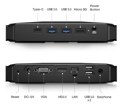 Mini Pc Chuwi Intel N100 8gb Ddr5 256gb Ssd Win11 Wifi6