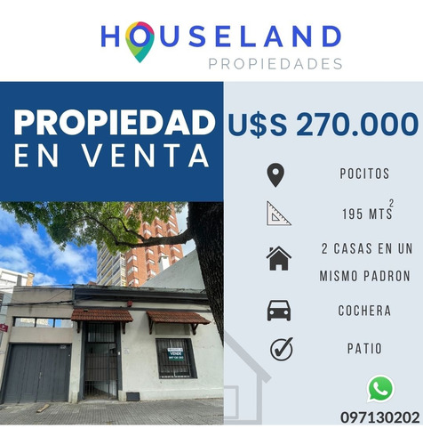 Venta De 2 Casas En Un Mismo Padrón Con Acceso Independiente