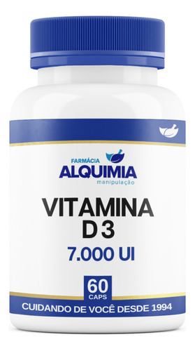 Colecalciferol - Pura - Vitamina D3 7000 Ui 60 Cáps 