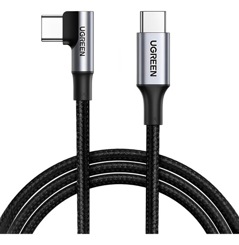 Cabo Usb Angular Ugreen Usb C 2.0 Macho 5a 3metros Preto