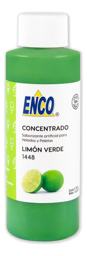 Concentrado De Helados Y Paletas Limon 120ml Enco 1448-120