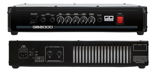 Cabeçote Para Baixo Borne Go Bass Gb2000
