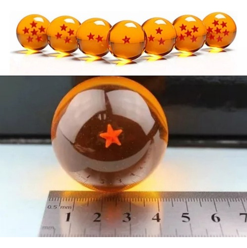 7 Esferas Do Dragão 3,5 Cm Dragon Ball Z Promoção Limitada