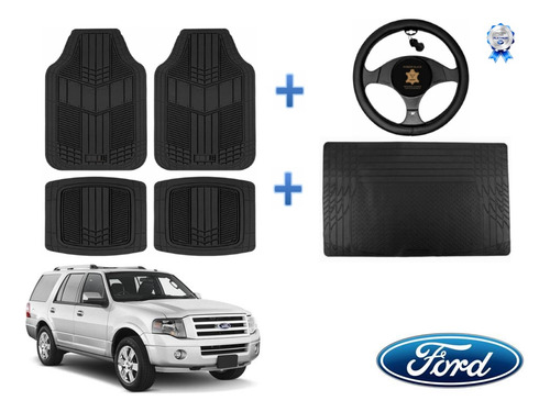 Tapetes 4pz + Cajuela + Volante Ford Expedition 2007 - 2016