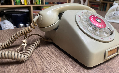 Imagen 3 de 8 de Telefono De Mesa Antiguo Original Decorativo