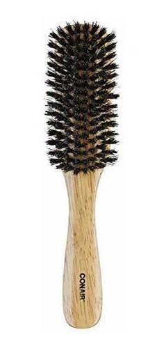 Cepillo Conair Wood Flair Con Cerdas Mixtas De Jabalí (paque