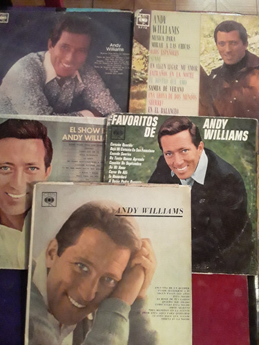 Lote 5 Vinilos Andy Williams 