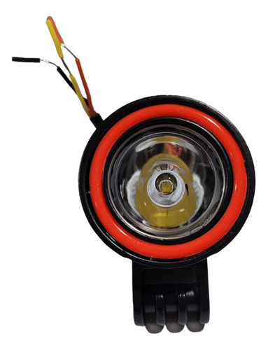 Faro Led Ojo De Angel 12v 24v Intermitente Flash Blanco Rojo