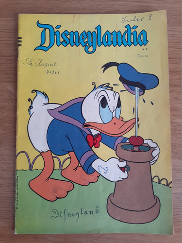 Cómic Disneylandia Número 300 Editora Zig Zag 