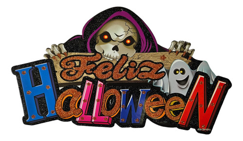 Kit De Adornos Feliz Halloween Para Colgar. Adorna Tu Fiesta
