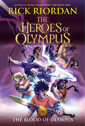 Heroes Of Olympus, The, Book Five: Blood Of Olympus, The-(new Cover), De Riordan, Rick. Editorial Disney Hyperion, Tapa Blanda En Inglés
