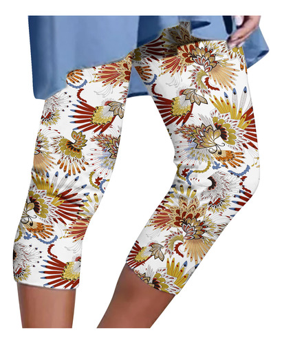 Pantalones Cortos Deportivos L Para Mujer Con Estampado Flor