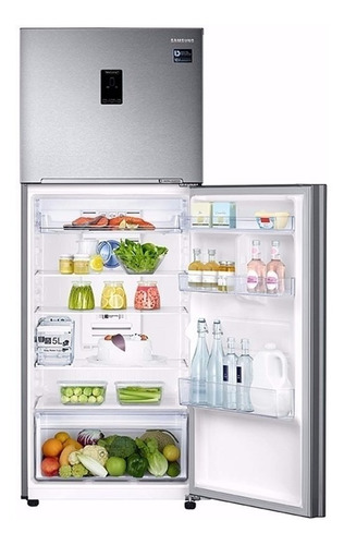 Heladera inverter no frost Samsung Top Mount RT38K598 easy clean steel con freezer 368L 220V