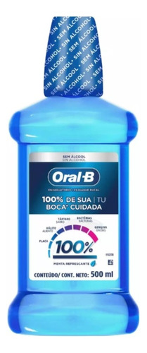 Enjuague Bucal, Oral-b 100% Tu Boca Cuidada