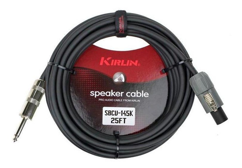 Imagen 1 de 4 de Cable Kirlin 20 Mts Speakon - Plug