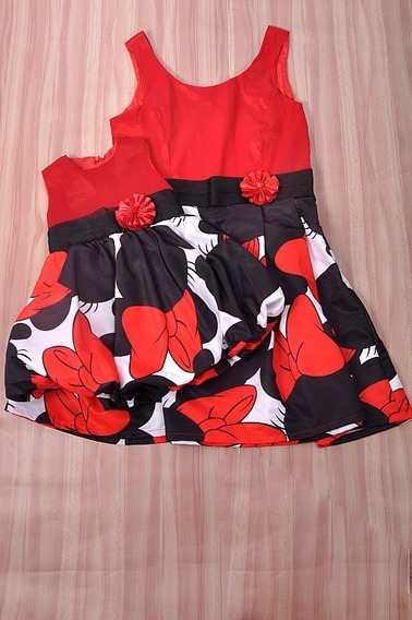 roupa minnie vermelha mae e filha