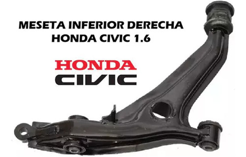 Meseta Inferior Derecha  Honda Civic 1.6 1996 Al 2000 6tag 