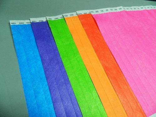 Manillas Tivek Seguridad Vip-tyvek Eventos 350 Und Sin Marca
