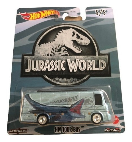 Hw Tour Bus Jurassic World Hot Wheels Realriders