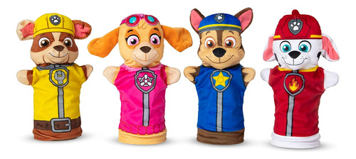 Melissa Doug Paw Patrol Tupets (4 Títeres, 4 Cartas) - Porte