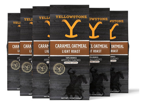 Yellowstone - Café Molido De Avena Con Caramelo, 100% Granos