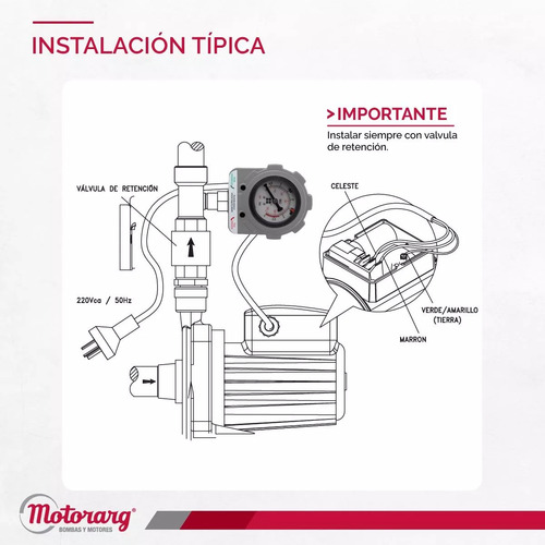 Prelex Presostato Electrónico Regulable 0-4bar - Monofásico