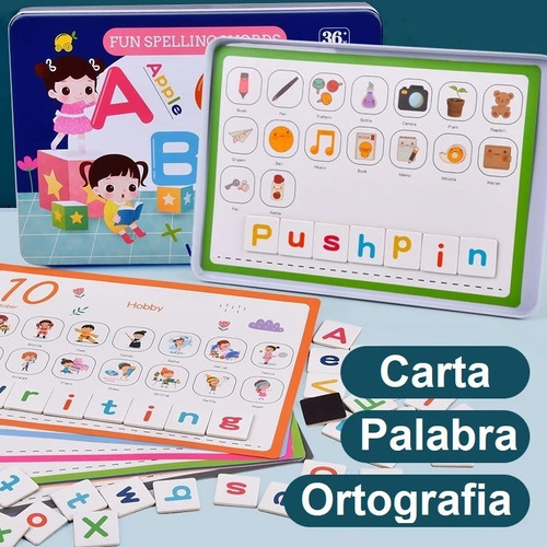 Puzzle Magnetico Aprender Alfabeto Ingles Para Niños