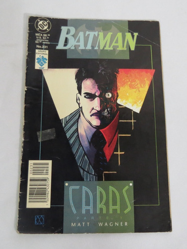 Comic Batman Caras  Año 1996 Dc Comics - Matt Warner