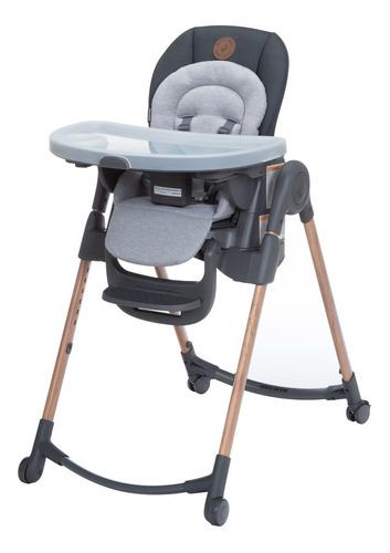 Silla De Comer Bebe Maxi Cosi Minla 6 En 1 Toda Regulable Color Gris Oscuro Essential Graphite