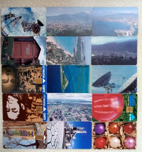 Colección Tarjetas Telefónica Cantv Chip Rígidas 97 Unidades (Usado)