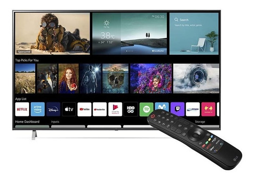 Imagen 1 de 7 de Televisor LG 2021 60up7750psb Uhd Ai Thinq Magic Remote Nfc