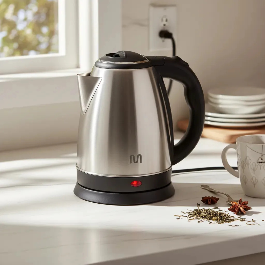 Chaleira elétrica Chaleira Elétrica Inox Multilaser LED 1.8L Inox prateada