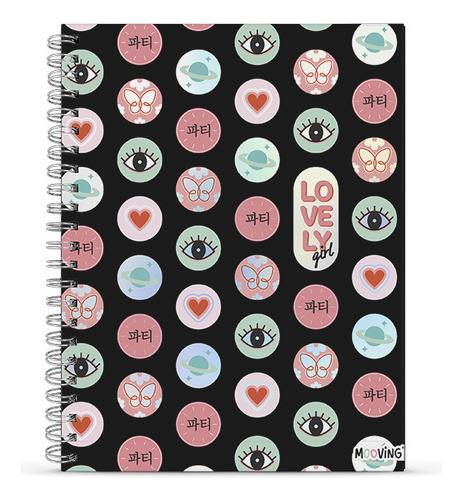 Cuaderno A4 Mooving Tapa Dura Smile Fever - Lovely