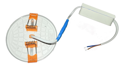5 Pack Spot Led Ajustable 24w 5-15cm Empotrable Plafon Bote Estructura Blanca