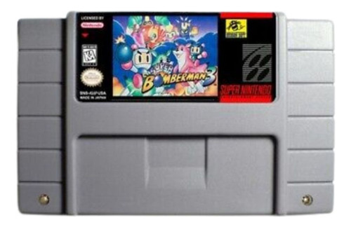 Juego Snes Repro Supernintendo Super Bomberman 3