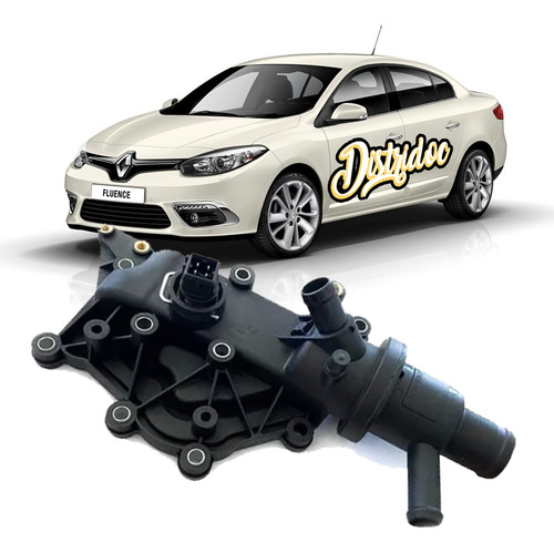 Porta Termostato Renault Fluence 1.6 16v K4m Con Bulbo 4 Pin