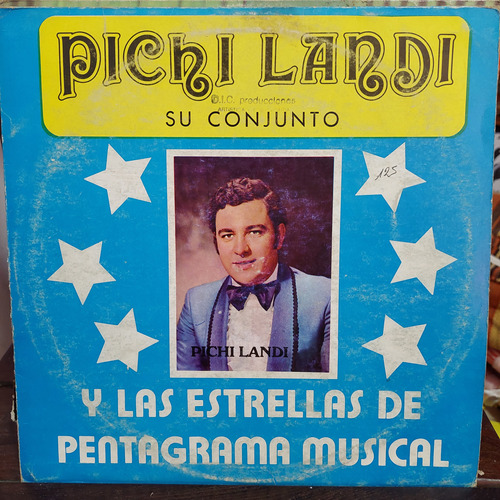 Vinilo Pichi Landi Y Las Estrellas Del Pentagrama Musical C5