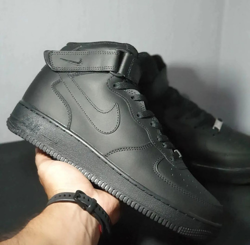 Nike Mid Bota Negro