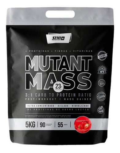 Imagen 1 de 6 de Mutant Mass 5 Kg Ganador De Masa Muscular- Star Nutrition