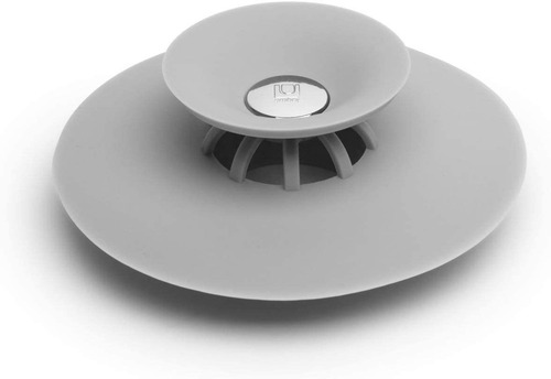 Imagen 5 de 10 de Tapón + Filtro Silicona Bañera Drenaje Flexible Baño Bacha